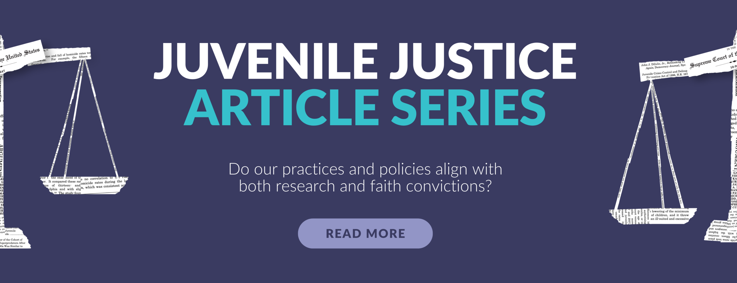 Juvenile Justice Article Series