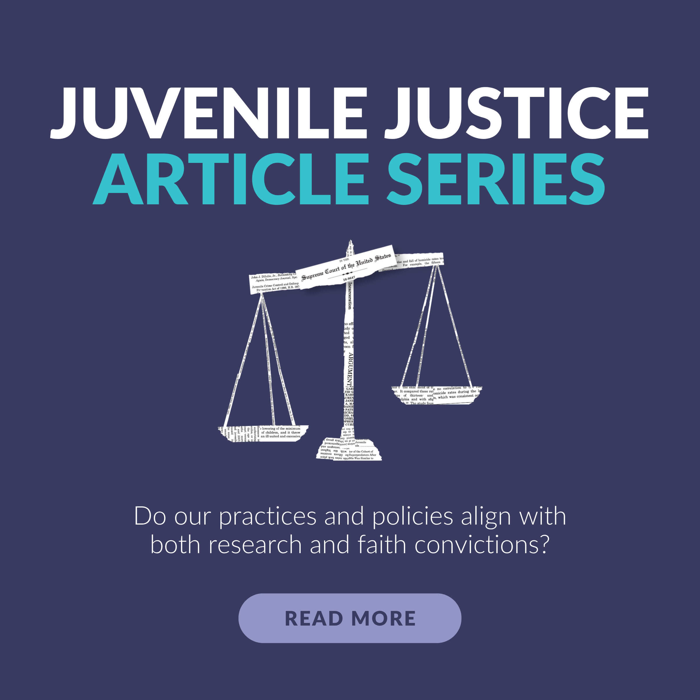 Juvenile Justice Article Series
